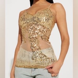 NEW Stunning Embellished MULTI-LOOKS  Tank Top!